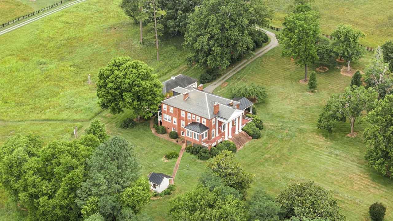 Hilton Farm in Orange, Virginia. 154 acres and 11 stall horse barn